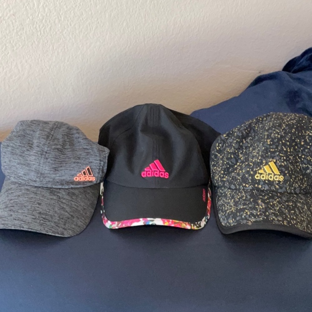 3 ADIDAS Workout Out Hats